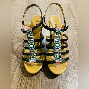 Embellished Wedge Heel